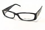 Jimmy Choo - JIMMY CHOO JC21 Eyeglasses Black D807 Optical Eyewear JC-21