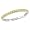 10k White Gold Yellow Sapphire Band w/ Yellow Rhodium, Size 5