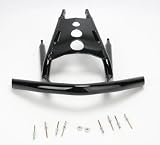 Skinz Protective Gear Aluminum Rear Bumper - Black , Material: Aluminum PFB200-BK