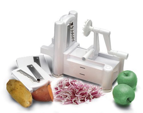 Universal Tri-Blade Mandoline Spiral Slicer