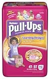 Pull-Ups Training Pants with Learning Designs, Girls, 4T-5T, Jumbo 19 ea