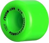 Powell Rat Bones Green 60mm Skateboard Wheels 97a (Set Of 4)