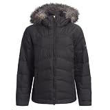 Womens Columbia Snow Furry Down Ski Jacket Coat Parka, Plus Size, Black 1X 2X 3X