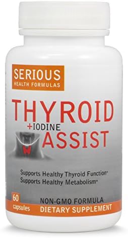 Thyroid Assist - Thyroid Hormone Support Complex with Iodine, L-Tyrosine, Selenium, Molybdenum, Vitamin B12, Zinc &amp; Copper, Ashwagandha, Schisandra, Cayenne Pepper - 30 Day Supply