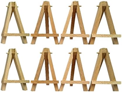 Mini Wood Easels Artwork Display Painting Craft Drawing Easel (pack of 10)
