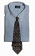 Long Sleeve Button Down Dress Shirt in Blue