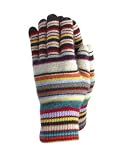 Paul Smith Men's Accessories 973A-V22 Chocolate Stripe Glove