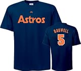 Craig Biggio T-Shirt: Houston Astros #7 Navy Cooperstown T-Shirt