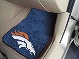 Denver Broncos 2 PIECE CARPET CAR/TRUCK/AUTO FLOOR MATS