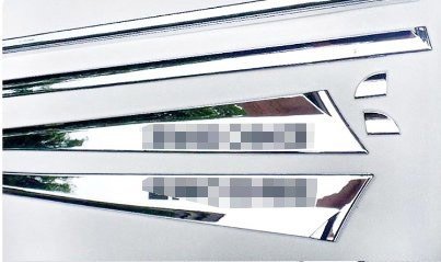 Auto Stainless Steel Body Door Side Molding Trim Chrome 6pcs fit for 2013 Buick Encore