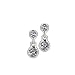 Silver Magnetic Stud Earrings Emitations