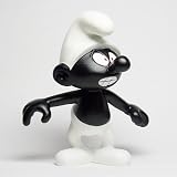 SMURF スマーフ Plastoy社製レジンフィギュア　黒スマーフイメージ