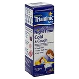 Triaminic Syrup Children's Night Time Cold & Cough Syrup, Grape Flavor, 4 oz.