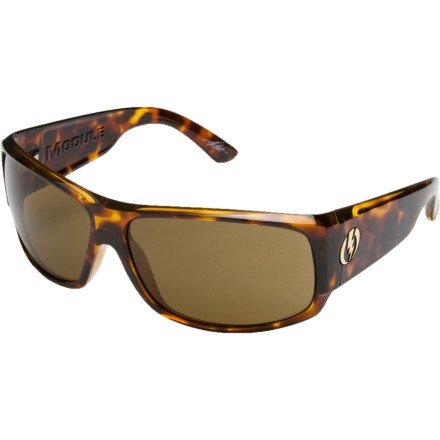 Electric Visual Module Sunglasses,Tortoise Shell Frame/Bronze Lens,one size
