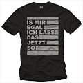 T-Shirts mit witzigen Spr�chen EGAL T-Shirt mit spruch schwarz Gr��e S-XXXL