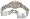 Seiko Men's Dress Silver-Tone Watch #SGF719