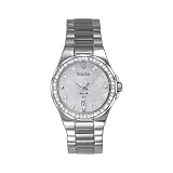 Bulova Women's Diamond Steel Watch 96R58