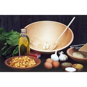 One Piece Rock Maple 17 Diameter Caesar Salad Bowl by Salad Bowls