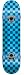 Sporting Goods : Speed Deamons Blue Check Full Size Complete Skateboard (7.6 Inches Wide)
