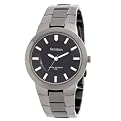 Mens Armitron Ip Plated Slim Watch - Silver (5.5")