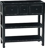 IMAGE OF Suchow Black Finish Console
