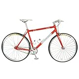 Tour de France Stage One Vintage Fixie Bike, 700c Wheels, Men's Bike, Red, 45 cm Frame, 51 cm Frame, 56 cm Frame