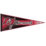 TAMPA BAY BUCCANEERS PENNANT STICKER BUTTON SET