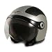 41tWcuoNcGL. SL75  VCAN V528 S M Milano Silver Medium European Styled Scooter Helmet
