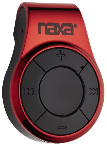 Naxa NM-107 MP3 Player with 4 GB Built-In Flash Memory (Red