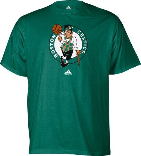 Boston Celtics Adidas Kelly Green Primary Logo Short Sleeve T-ShirtMedium
