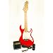 Barcelona 1/2-Size Mini Electric Guitar Package - Red image 1