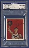 Autographed Lee Knorek Photo - Knicks 1948 Bowman REP Card PSA DNA - Autographed NBA Photos