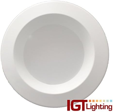 IGT Lighting 8W 4inch LED Down Light Retrofit Recessed Lighting Fixture, ENERGY STAR Certified (65W Equivalent) LED Ceiling Light, UL-classified Dimmable LED Retrofit Downlight kit - 3000K Warm White