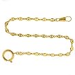 Pocket Watch Chain Fob Link Design Gold-Tone 14"