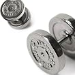316 L Surgical Steel "Fake" 12mm Dumbbell Plate Faux Plugs - 16 Gauge Wire - Sold As A Pair