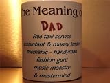 the meaning of DAD MUG NEW gift novelty comic joke fun