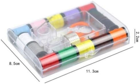 Travel Sewing Kit Portable Hussies Sewing Kit Scissors Thread Needle Hand Sewing Needles Sewing Box