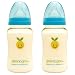 Green To Grow 2 Baby Bottle 10oz wide neck