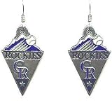 Colorado Rockies Dangle Earrings - MLB Baseball Fan Shop Sports Team Merchandise