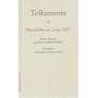 Testaments & Manifestes de Louis XVI