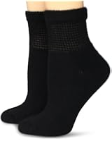 Dr. Scholl's Women's 2 Pack Diabetes Circulatory Comfort Ankle Socks