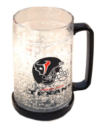 NFL Houston Texans Helmet 16 oz Crystal Freezer Mug