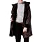 BGSD Women’s Reversible Faux Mink Fur Hooded ALine