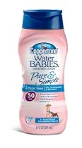 Coppertone Water Babies Sunscreen Lotion, Pure & Simple, SPF 50, 8 oz.