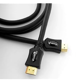Abacus24-7 HDMI to HDMI 6ft (1.8 M) Ultra High Speed HDMI Cable  Ver. 1.3b for 1080p  HDTV, Blu-Ray, PS3