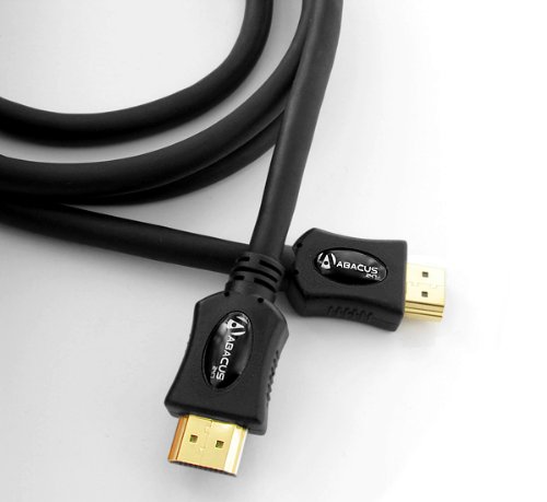Abacus24-7 HDMI to HDMI 6ft (1.8 M) Ultra High Speed HDMI Cable - Ver. 1.3b for 1080p - HDTV - Blu-Ray - PS3