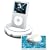 Excalibur 145 SoundMaster Satellite Floating Wireless Speakers with Universal Dock for iPod