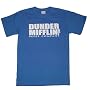 THE OFFICE Dunder Mifflin Paper Company Distressed Logo Men's T Shirt