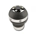 FK Automotive FKSK010037 FK Design Schaltknauf mit Kristallen und Leder-Absetzung, Oberfl�che chrom