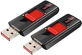 SanDisk Cruzer 32GB (16GB x 2) Cruzer USB 2.0 Flash Drive Jump Drive Pen Drive CZ36 - Two Pack